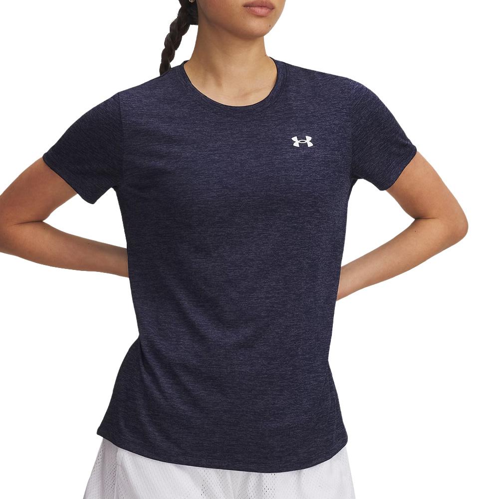 T-Shirt Marine Femme Under Armour Tech pas cher