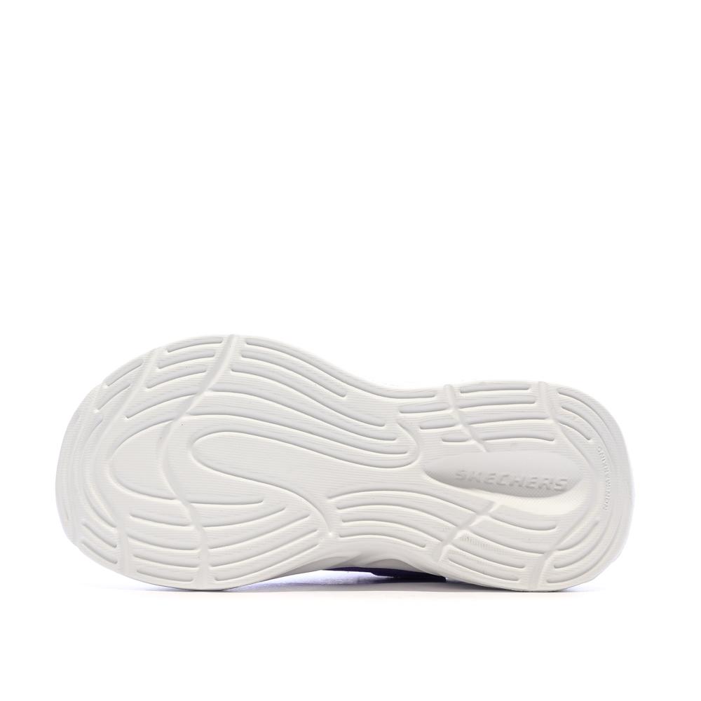 Baskets Mauves Clairs Fille Skechers Sola Glow vue 4