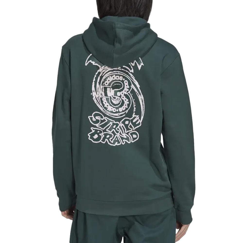 Sweat Vert Homme Adidas Choodie vue 2