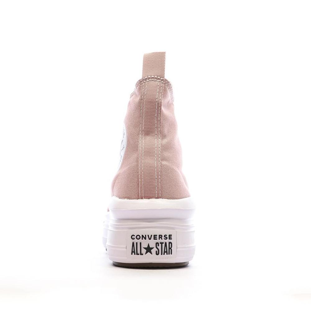 Baskets Roses Fille Converse All Star Move Platform A08745C vue 3