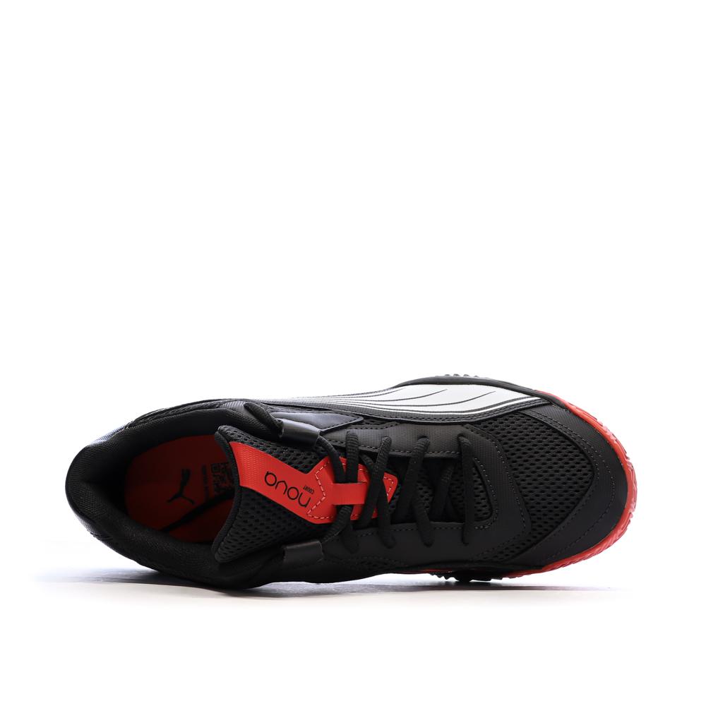 Chaussures de Padel Noires/Rouges Homme Puma Nova Court vue 4