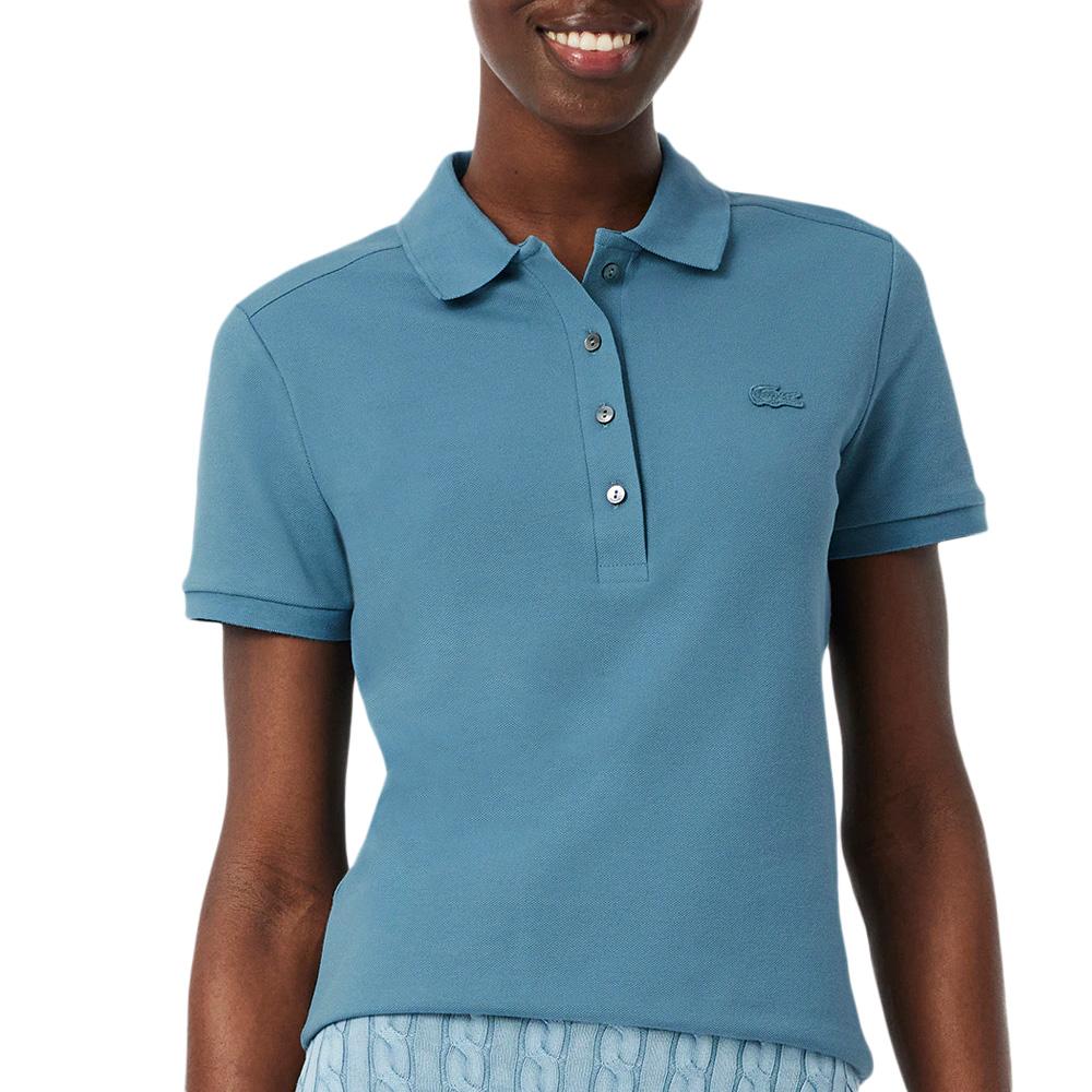 Polo Bleu Femme Lacoste PF5462 pas cher