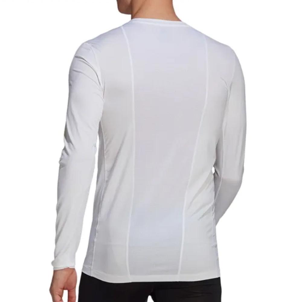 T-shirt Manches Longues Blanc Homme Adidas GU7334 vue 2