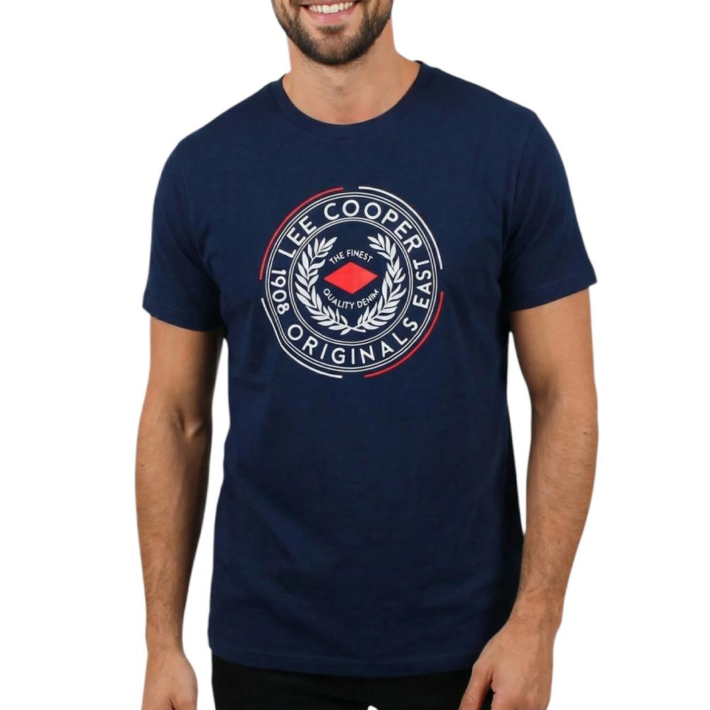 T-Shirt Marine Lee Cooper LCN822 pas cher