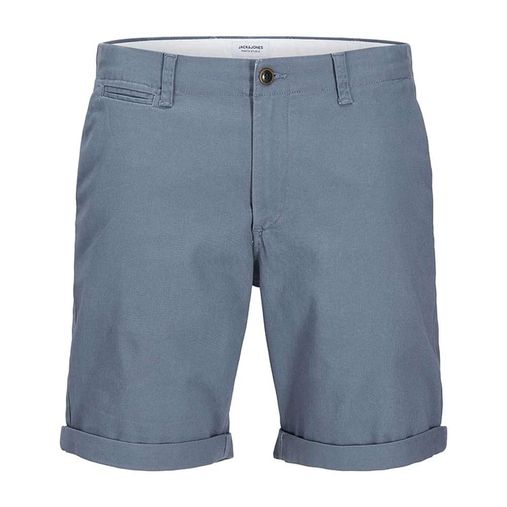 Short Chino Bleu Grisé Homme Jack & Jones 12242692 vue 3
