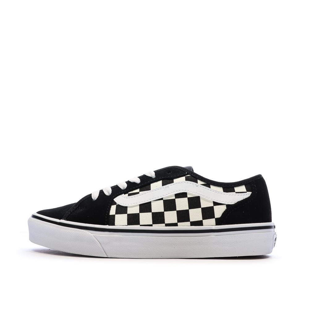 Baskets Noires/Blanches Homme Vans Filmore pas cher