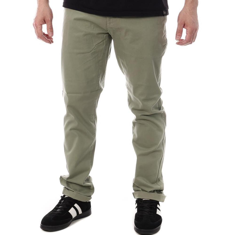 Pantalon Chino Kaki Homme Paname Brothers Costa1 pas cher