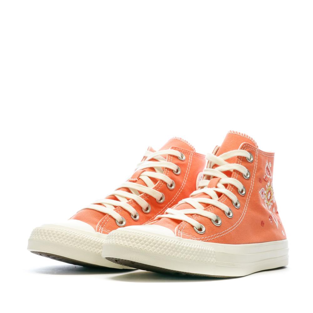 Baskets Corail Femme Converse Bright Madder vue 6
