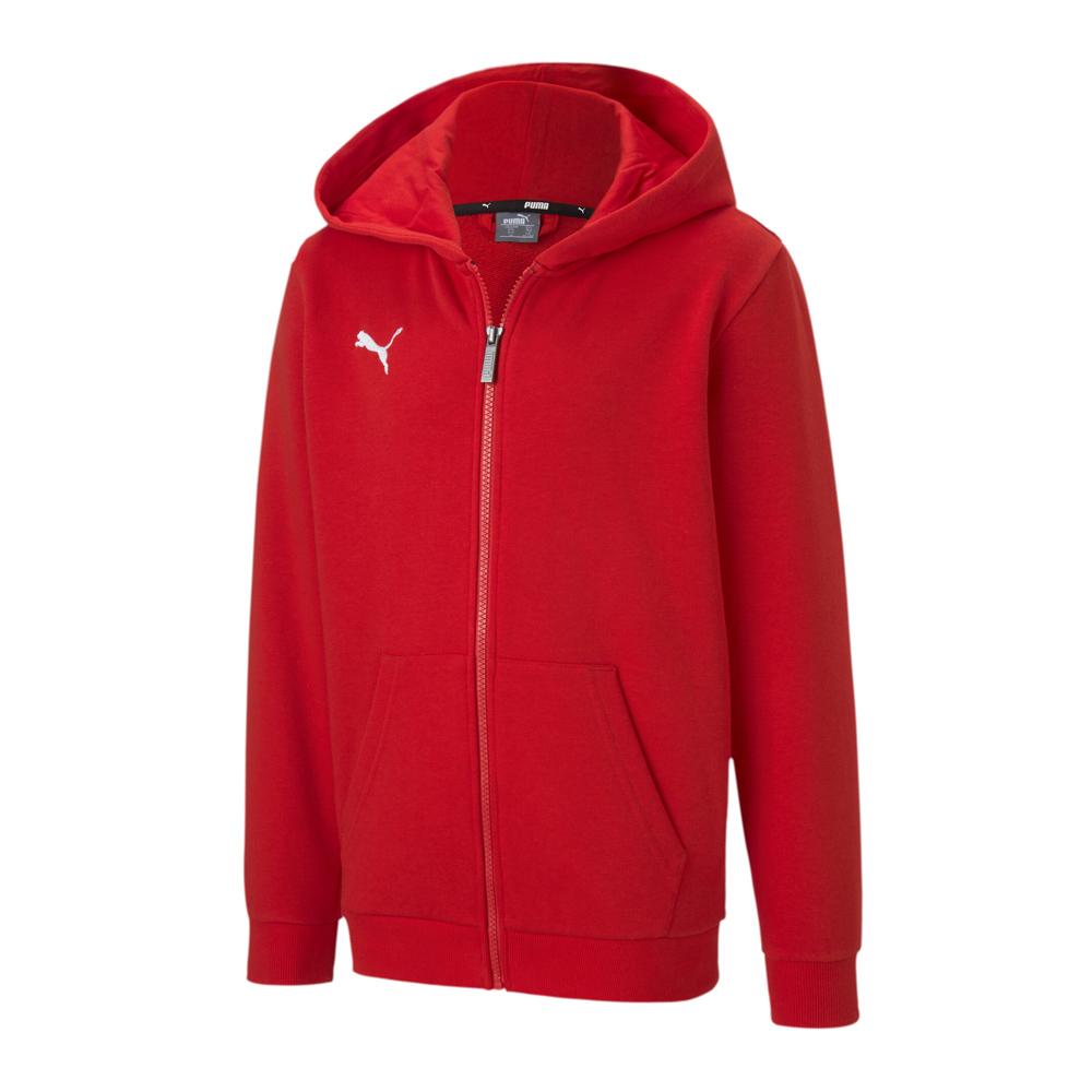 Sweat Zippé Rouge Garçon Puma Teamgoal 23 pas cher