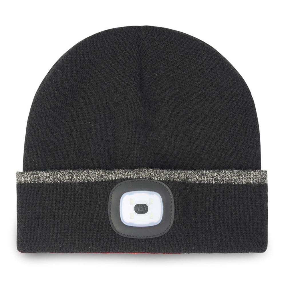 Bonnet Noir Homme Facom Avec Led vue 2