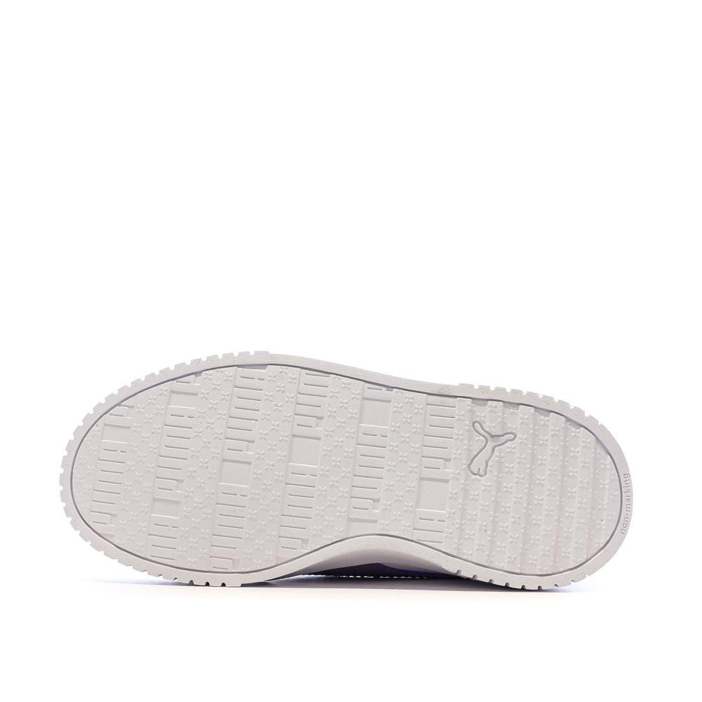 Baskets Blanc/Rose Fille Puma Carina vue 5