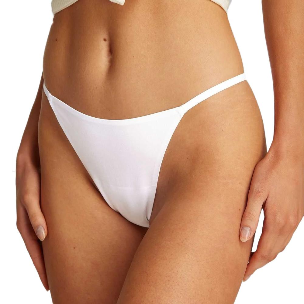 String Blanc Femme Calvin Klein Jeans LV00QF8086 pas cher