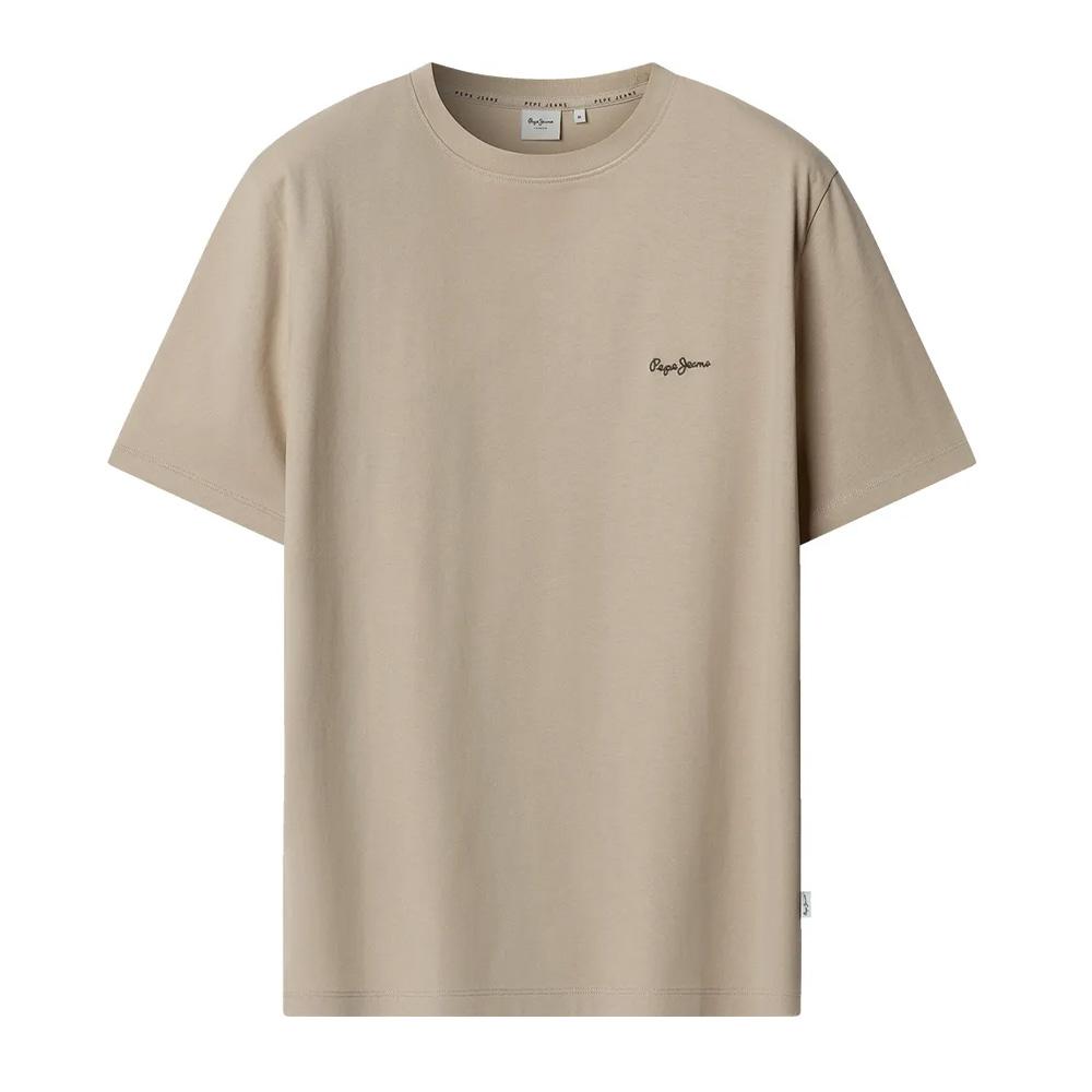T-Shirt Beige Homme Pepe jeans Contrast Connor pas cher