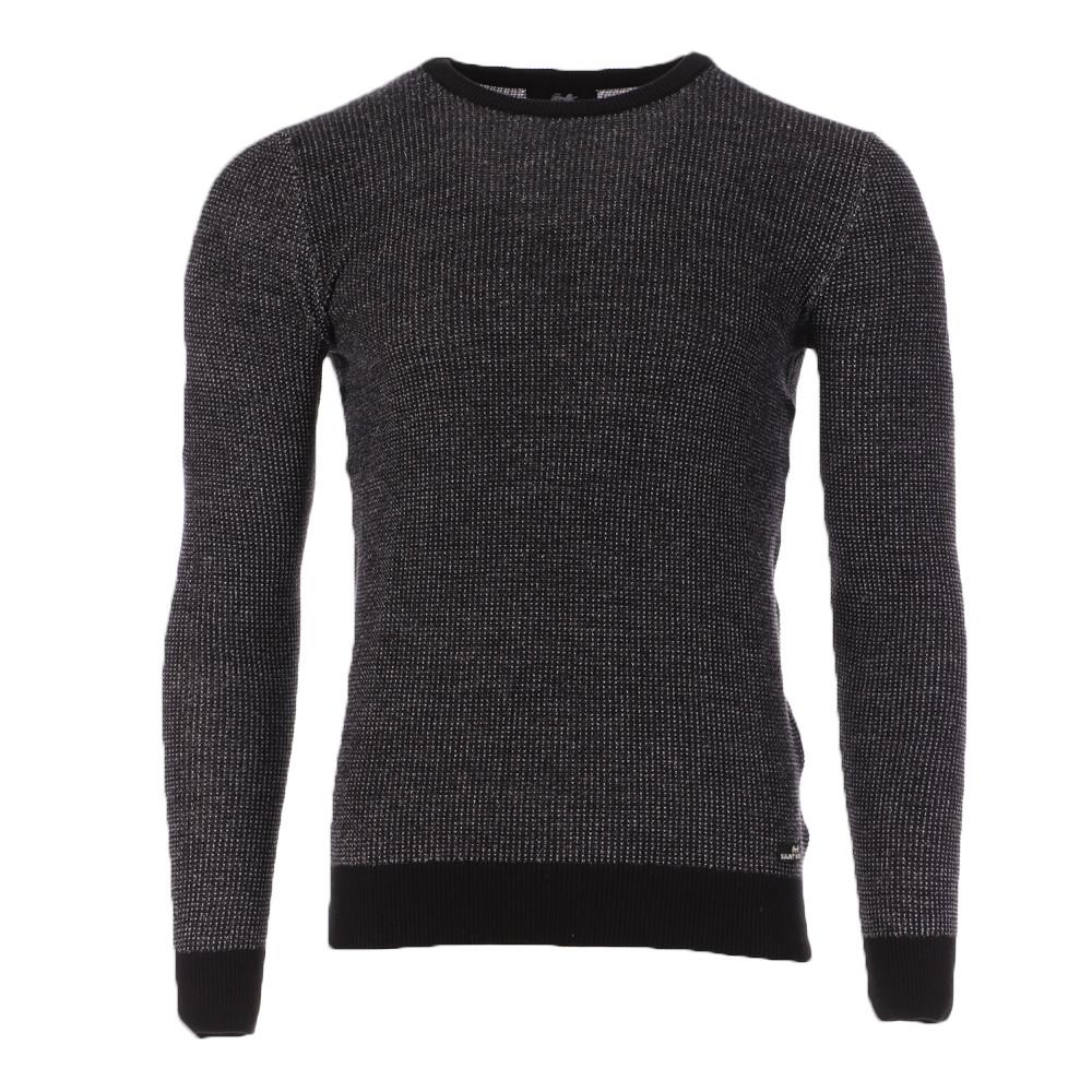 Pull Noir Homme Saint-Hilaire BSH15 pas cher