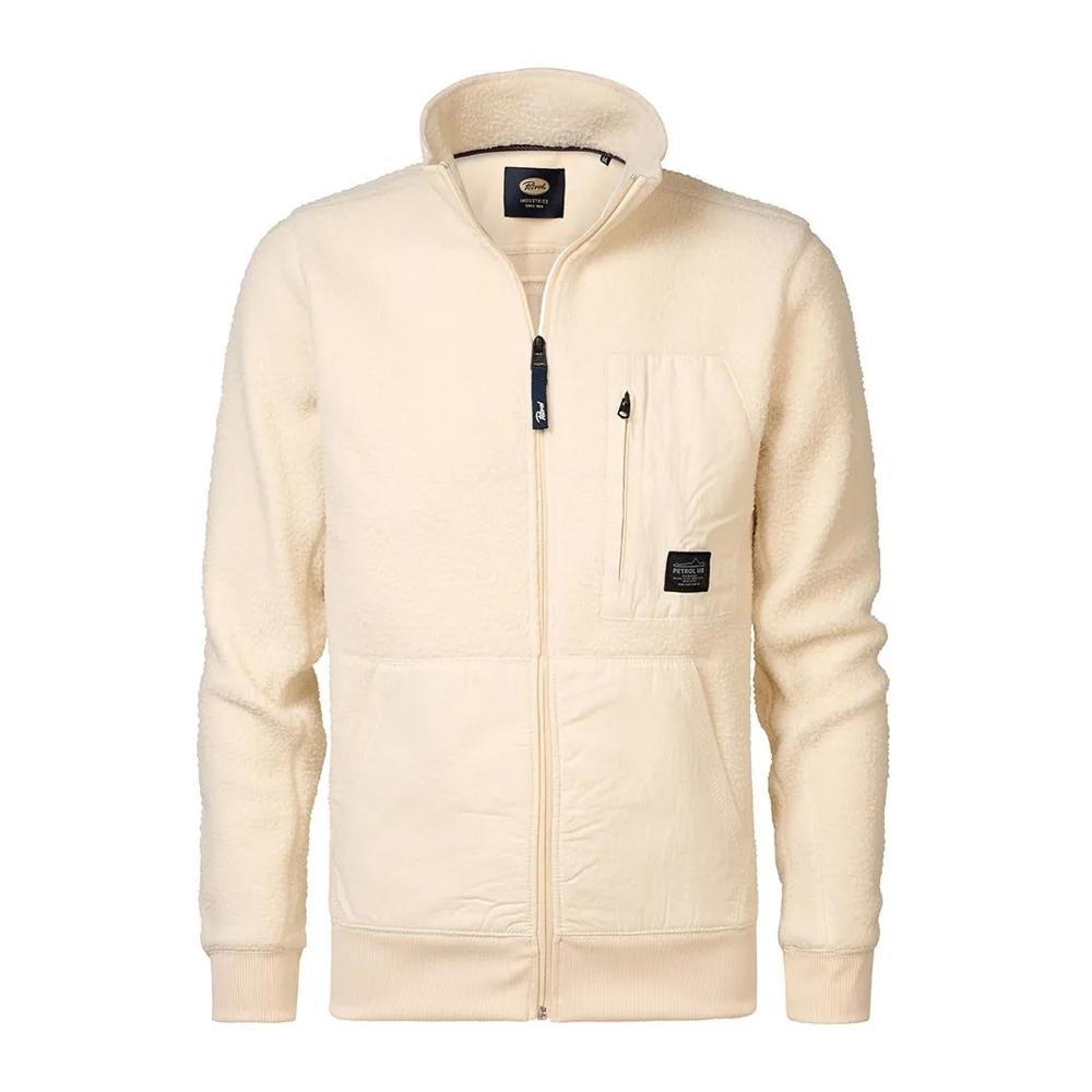 Polaire Écru Homme Petrol Industries Collar pas cher