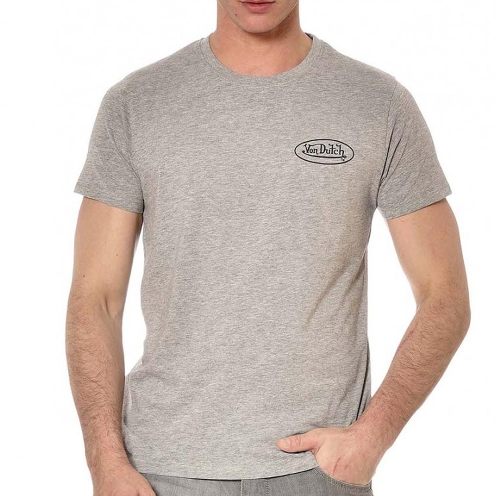 T-shirt Gris Homme Von Dutch Dary pas cher
