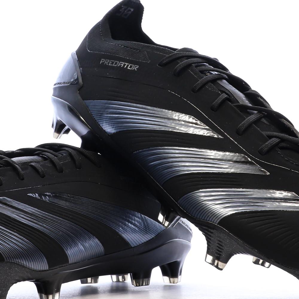 Chaussures de Foot Noires Homme Adidas Predator Elite FG vue 7