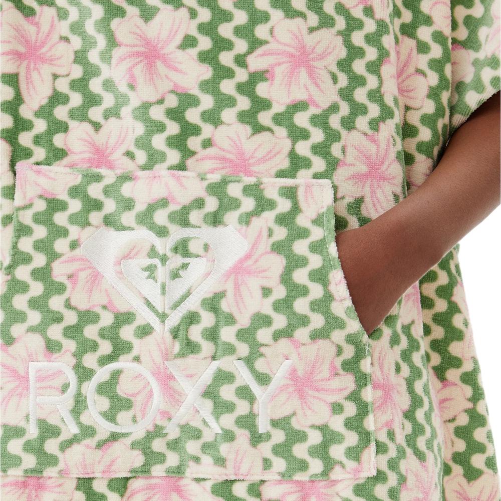 Poncho de Surf Vert Femme Roxy Stay Magical vue 3