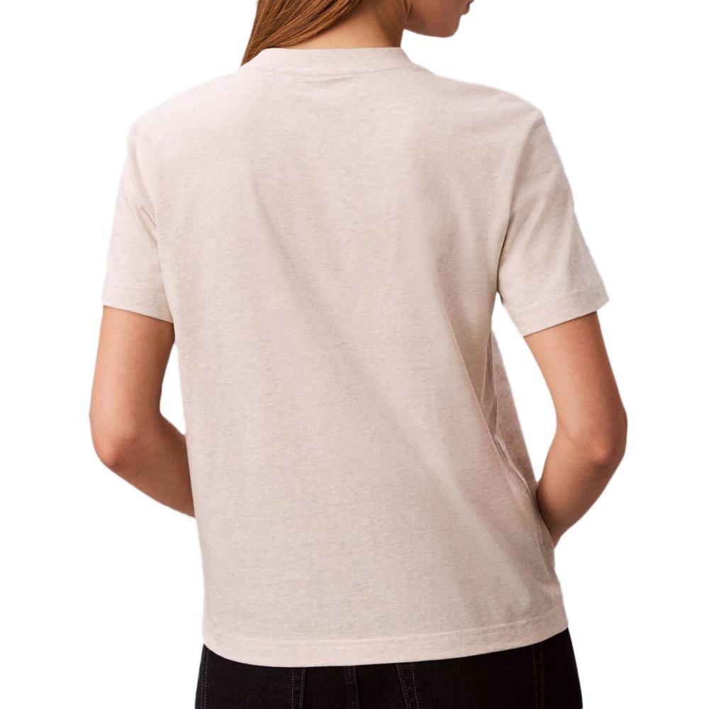 T-Shirt Gris Femme Calvin Klein Jeans LV047C912G vue 2
