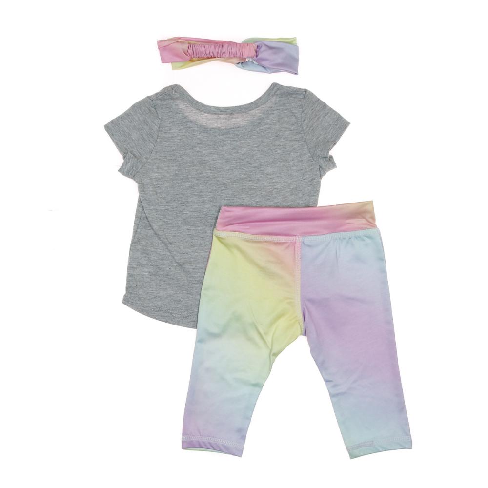 Ensemble Gris Fille Reebok Baby vue 2