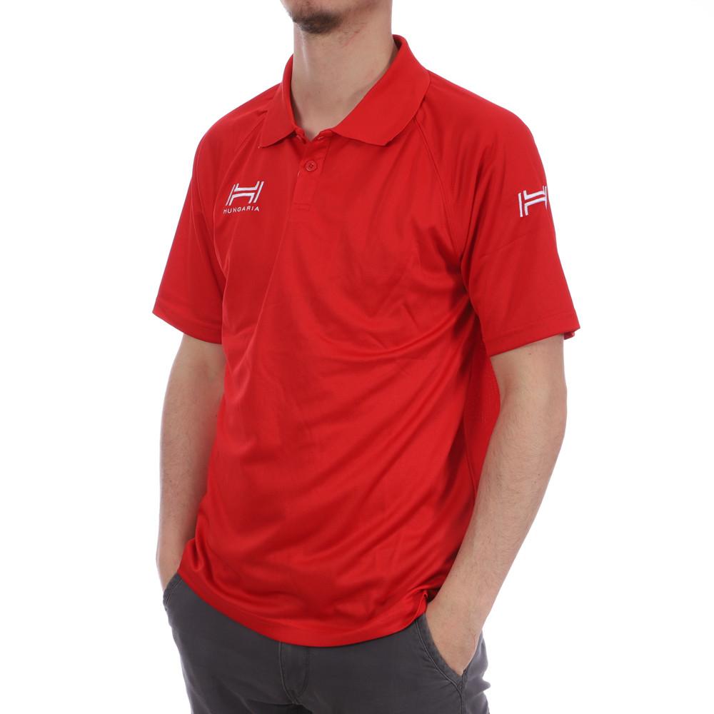 Polo Rouge Homme Hungaria Training Premium pas cher