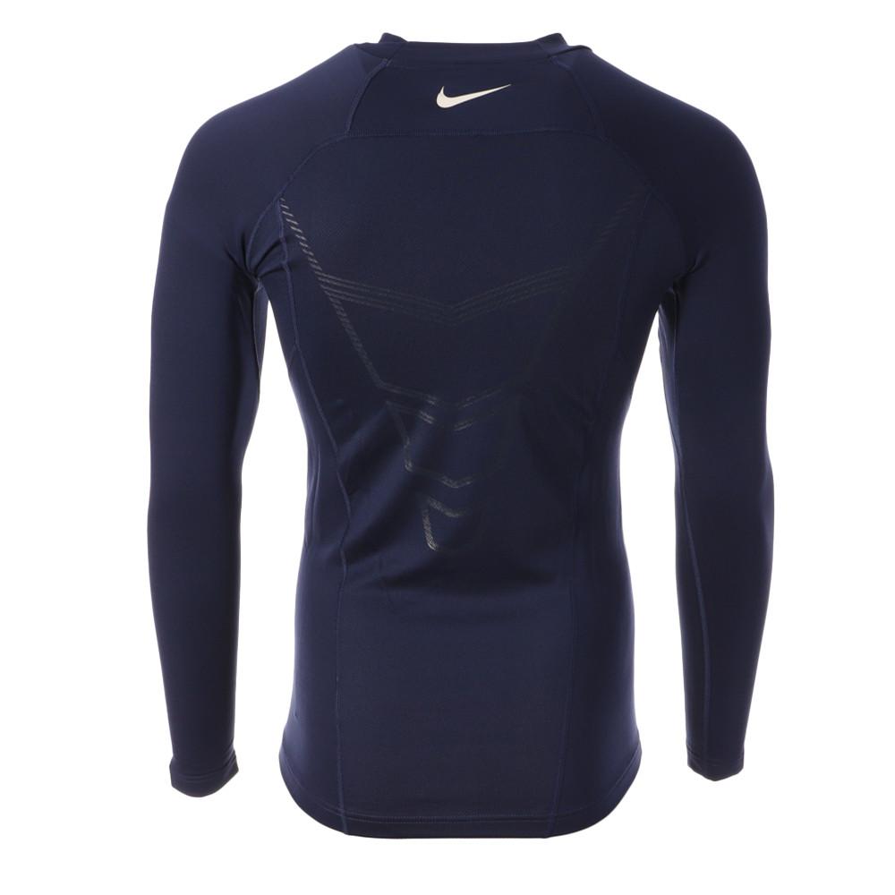 T-shirt Manches Longues Marine Homme Nike Pro vue 2
