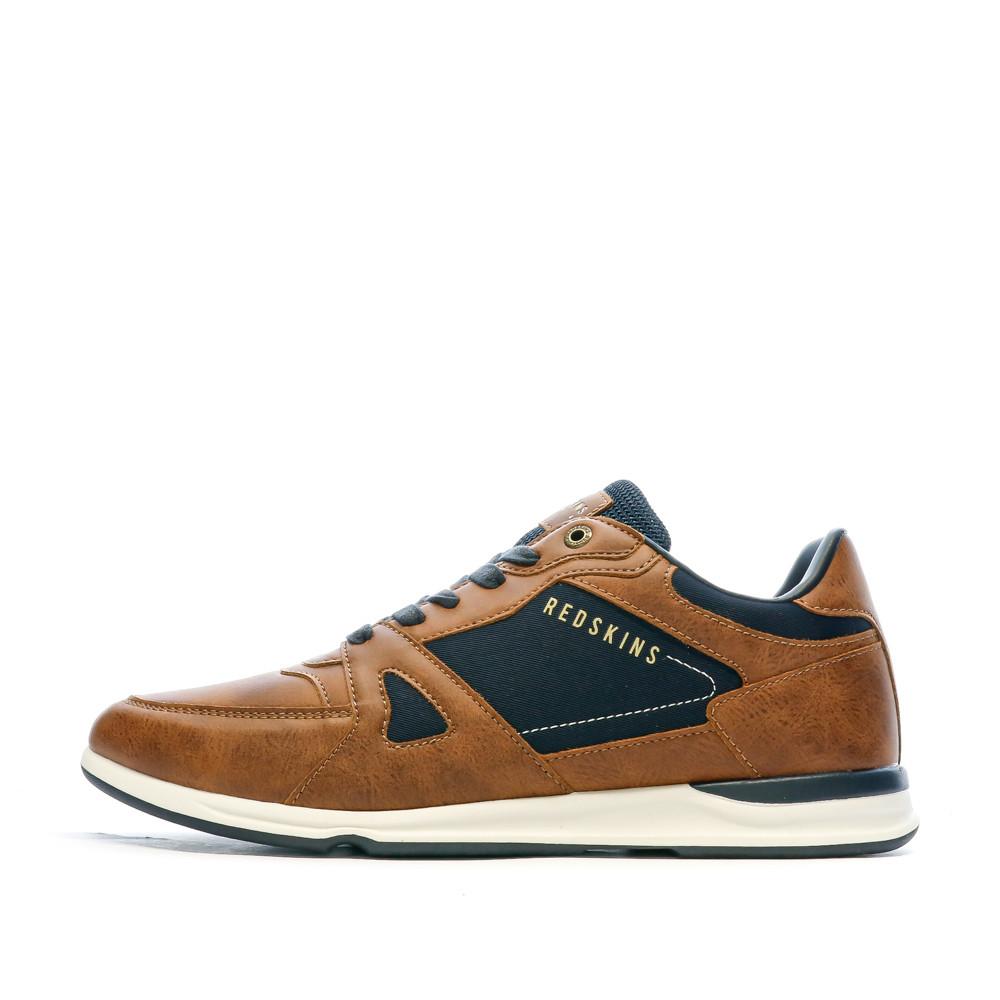 Baskets Marrons Homme Redskins Actueli pas cher
