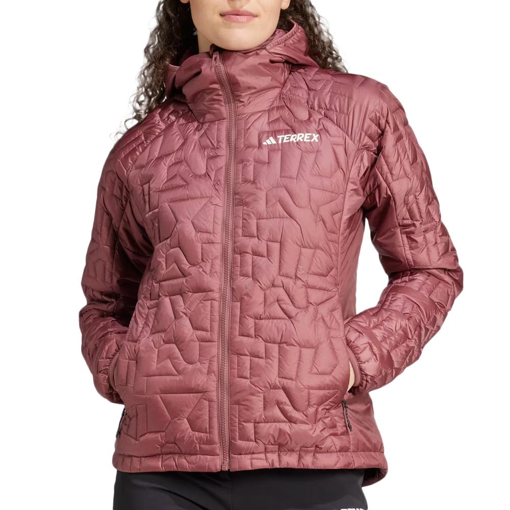 Doudoune Bordeaux Femme Adidas Terrex Xperior PrimaLoft Loose Fill pas cher