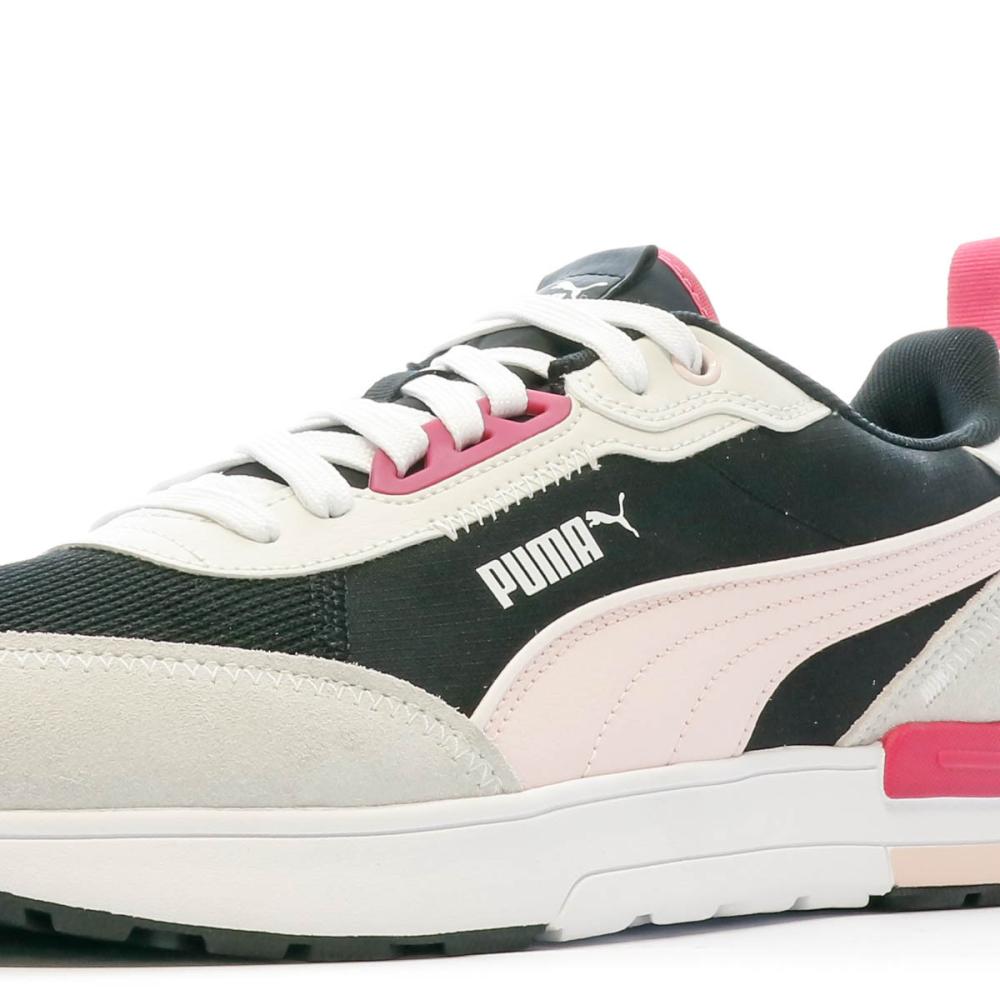 Baskets Grises/Rouges Homme Puma R22 vue 7