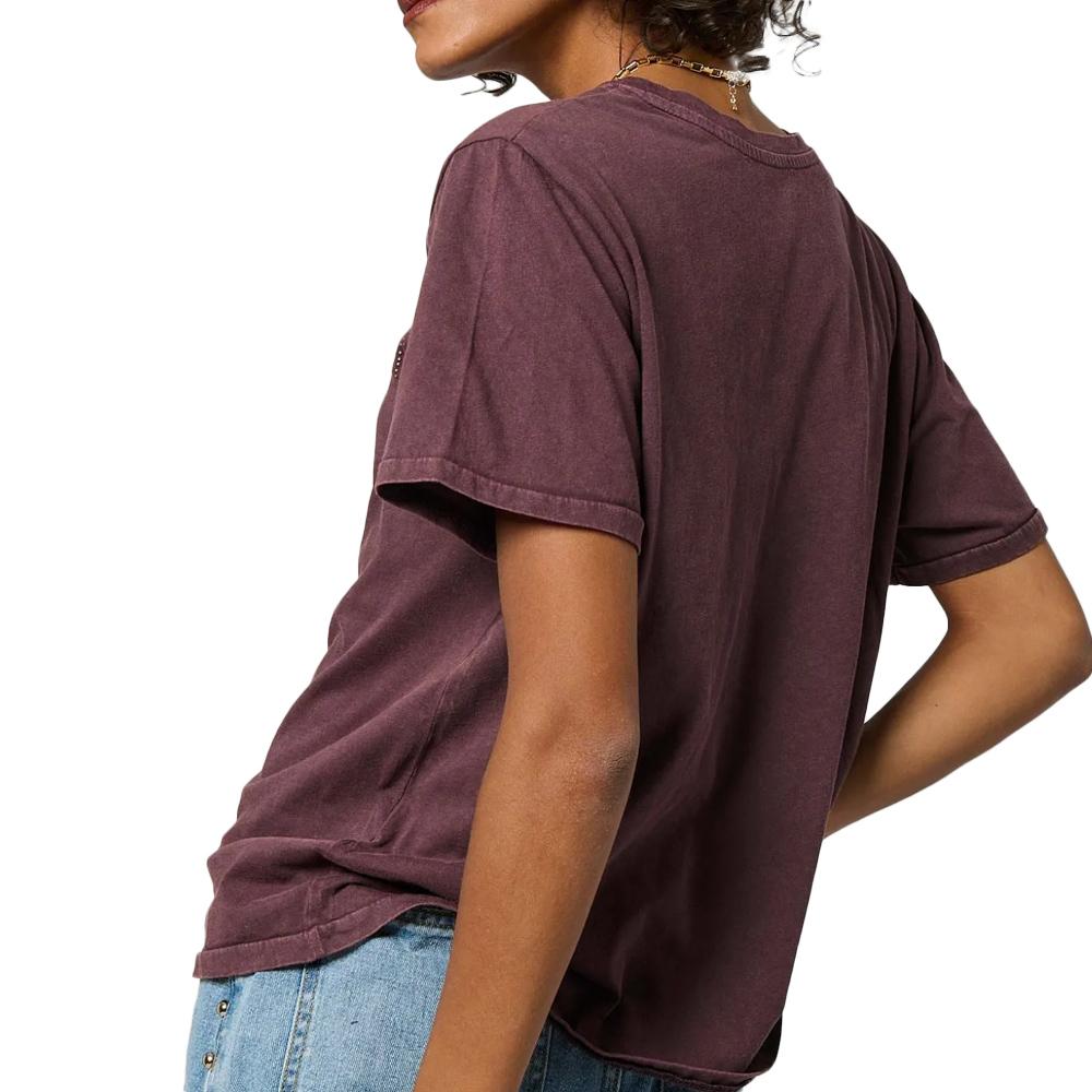 Women's Bordeaux T-shirt Kaporal SARMY Photo of the Espace des Marques %store% store - view of %key%