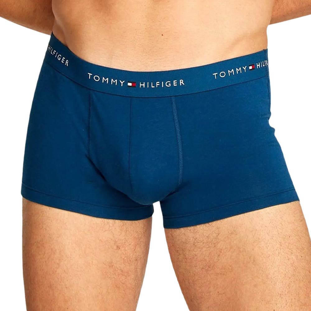 X3 Boxers Bleu Homme Tommy Hilfiger 3p Trunk Dtm pas cher