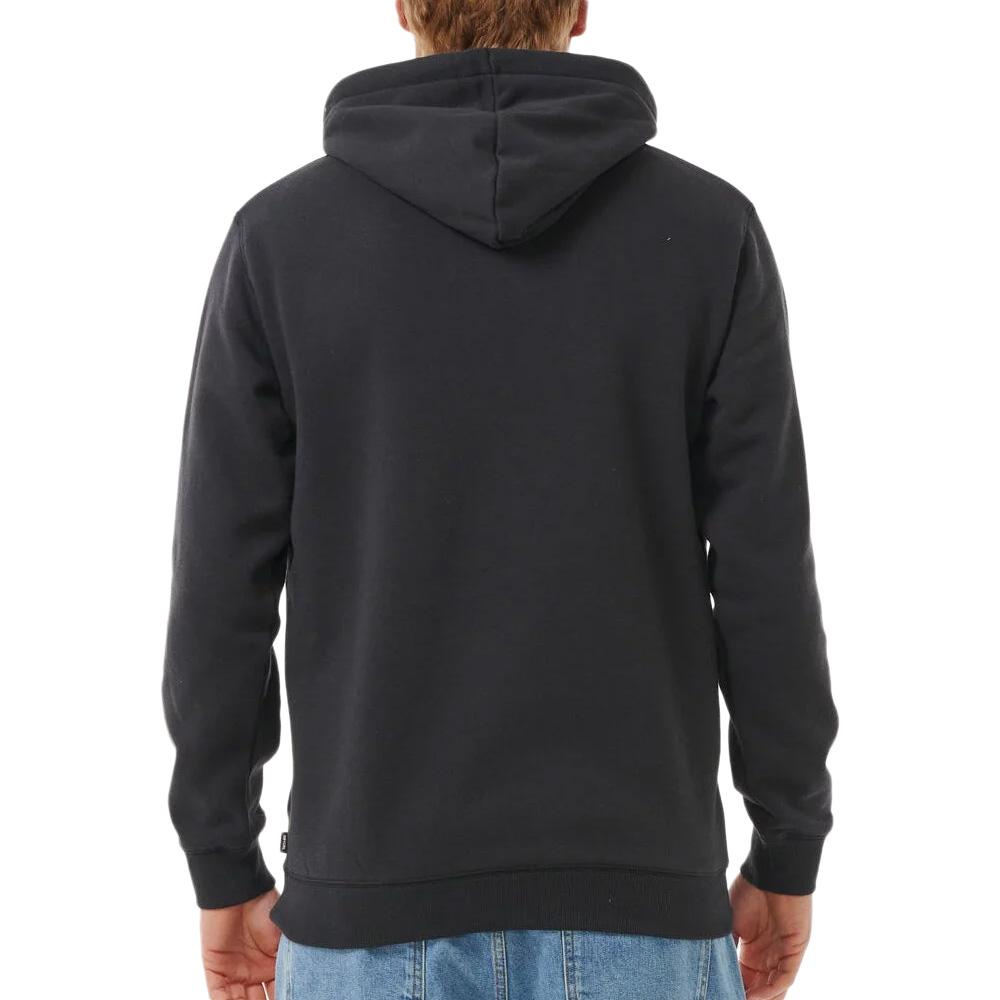 Rip Curl Down Line Herren Kapuzenpullover Schwarz Ansicht 2
