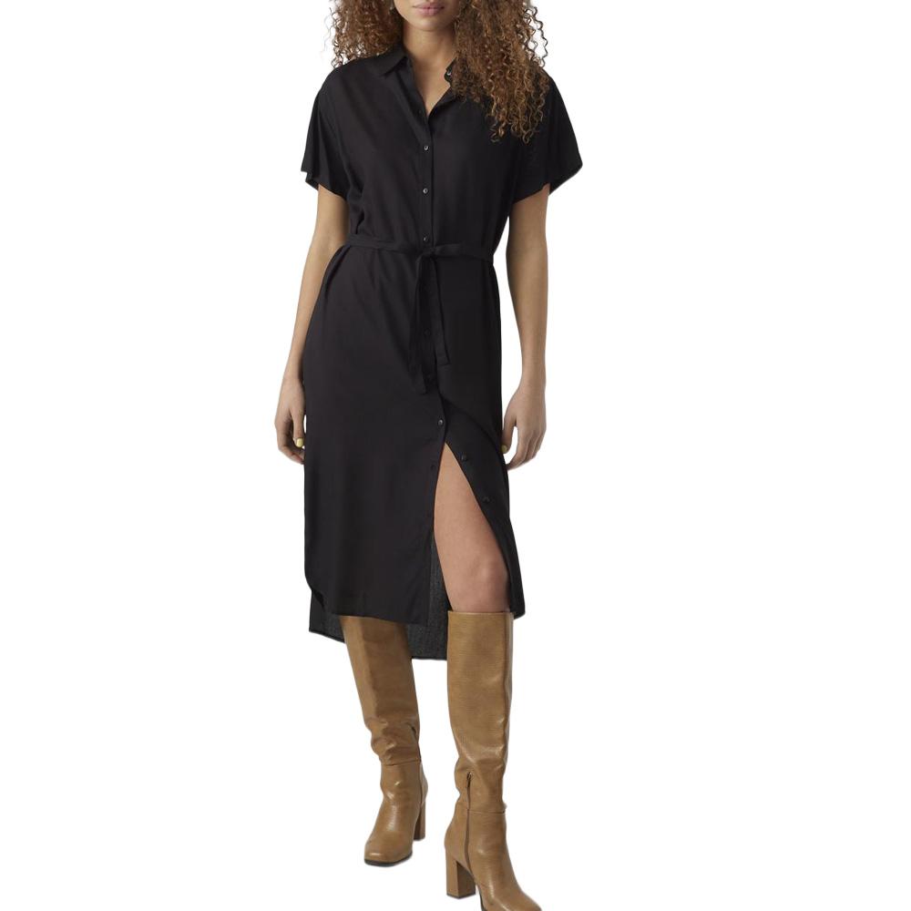 Robe Noire Femme Vero Moda Bumpy pas cher
