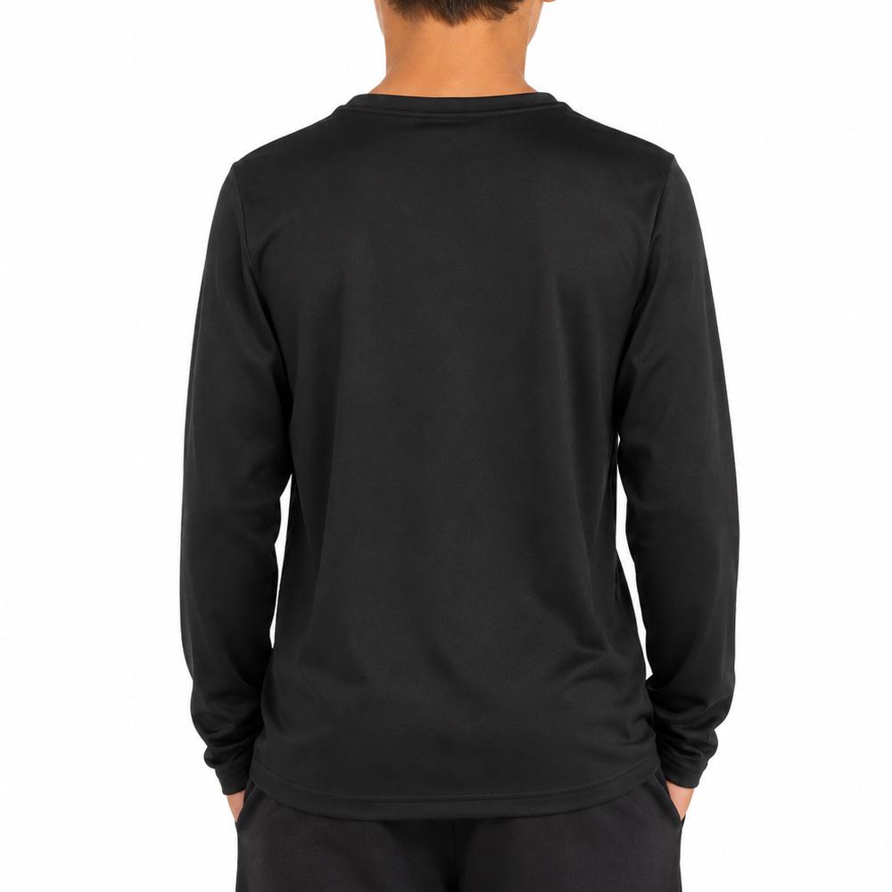 Camiseta térmica de manga larga, negra, para niño, Élémenterre BETHELTOP ver 2