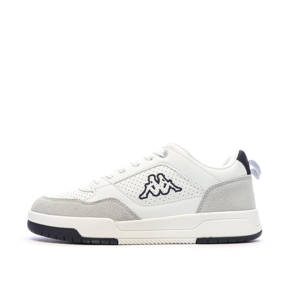 Baskets Blanches/Noires Garçon Kappa Manis pas cher