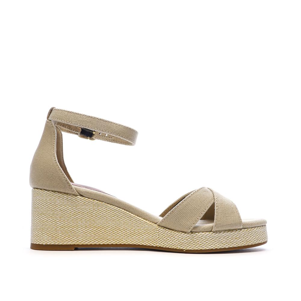 Sandales Beige Femme Tommy Hilfiger Flag Criss-cros vue 2