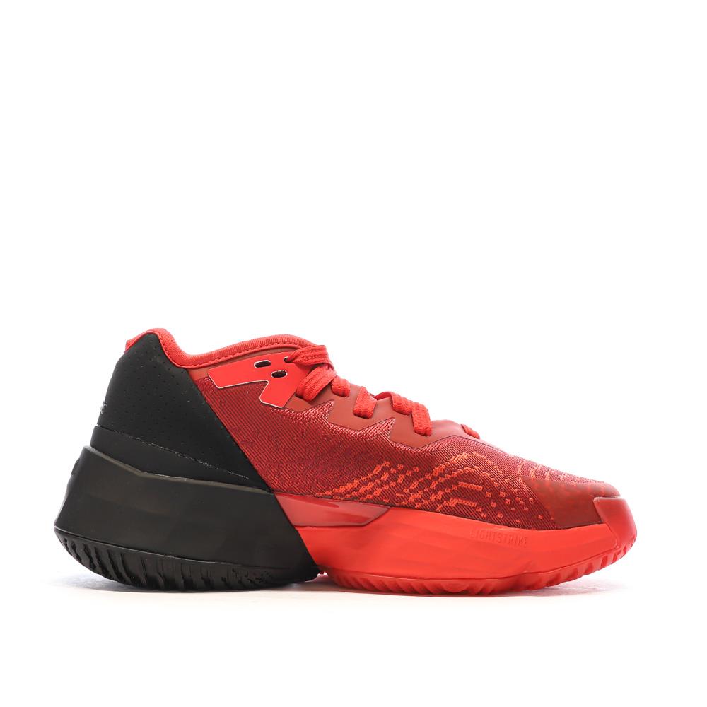 Chaussures de Basketball Rouges Junior Adidas D.o.n. Issue 4 vue 2