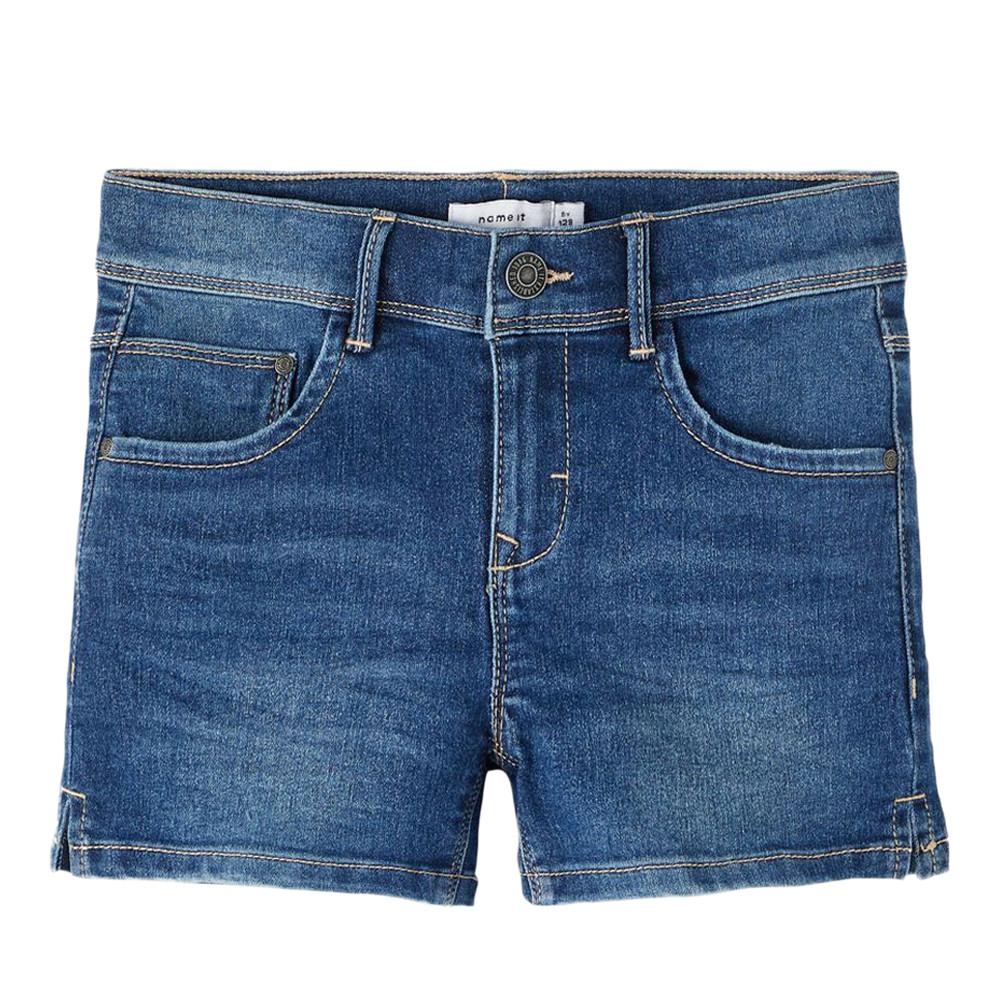 Short Bleu foncé Fille Name it Salli pas cher