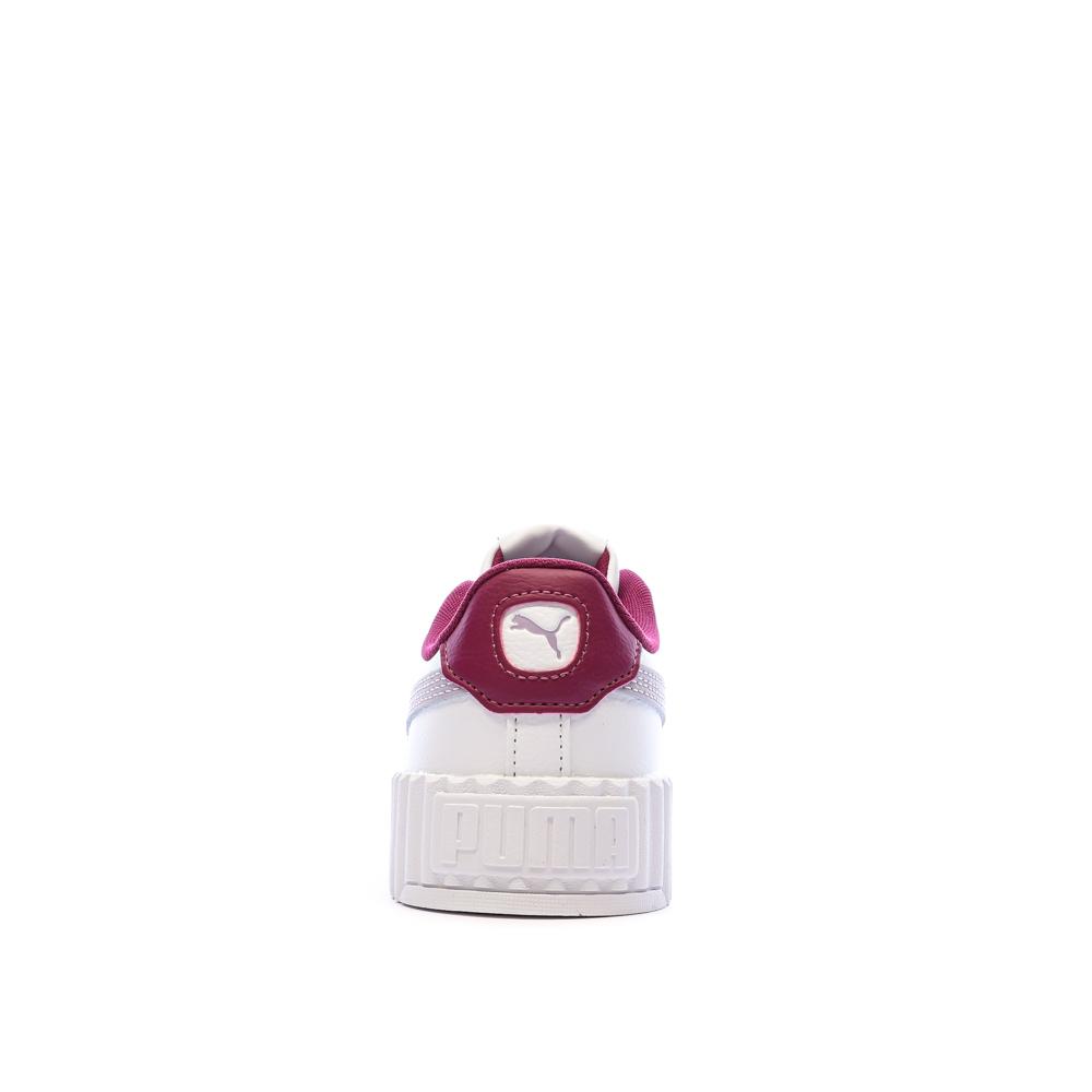 Baskets Blanches/Grises Fille Puma Carina 3.0 vue 3