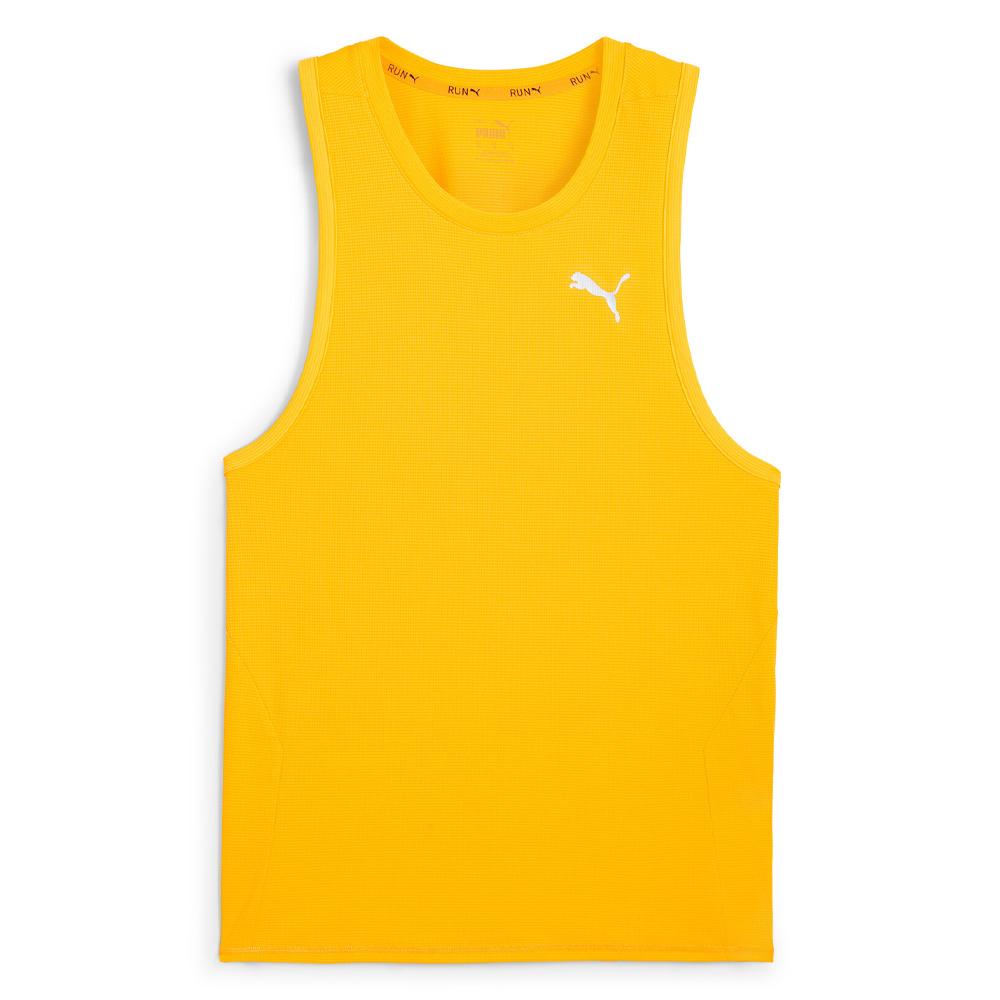 Débardeur Orange Homme Puma Run pas cher