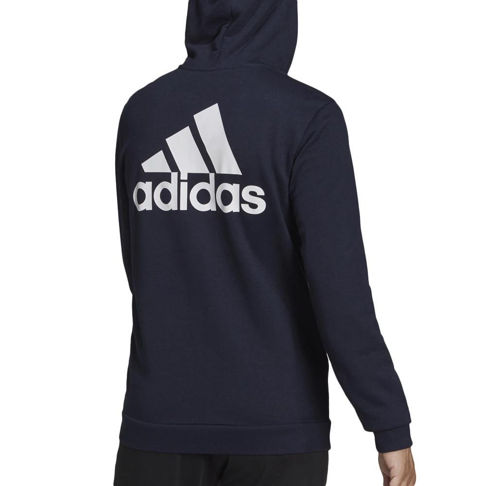 Sweat Zippé Homme Adidas M Bl vue 2