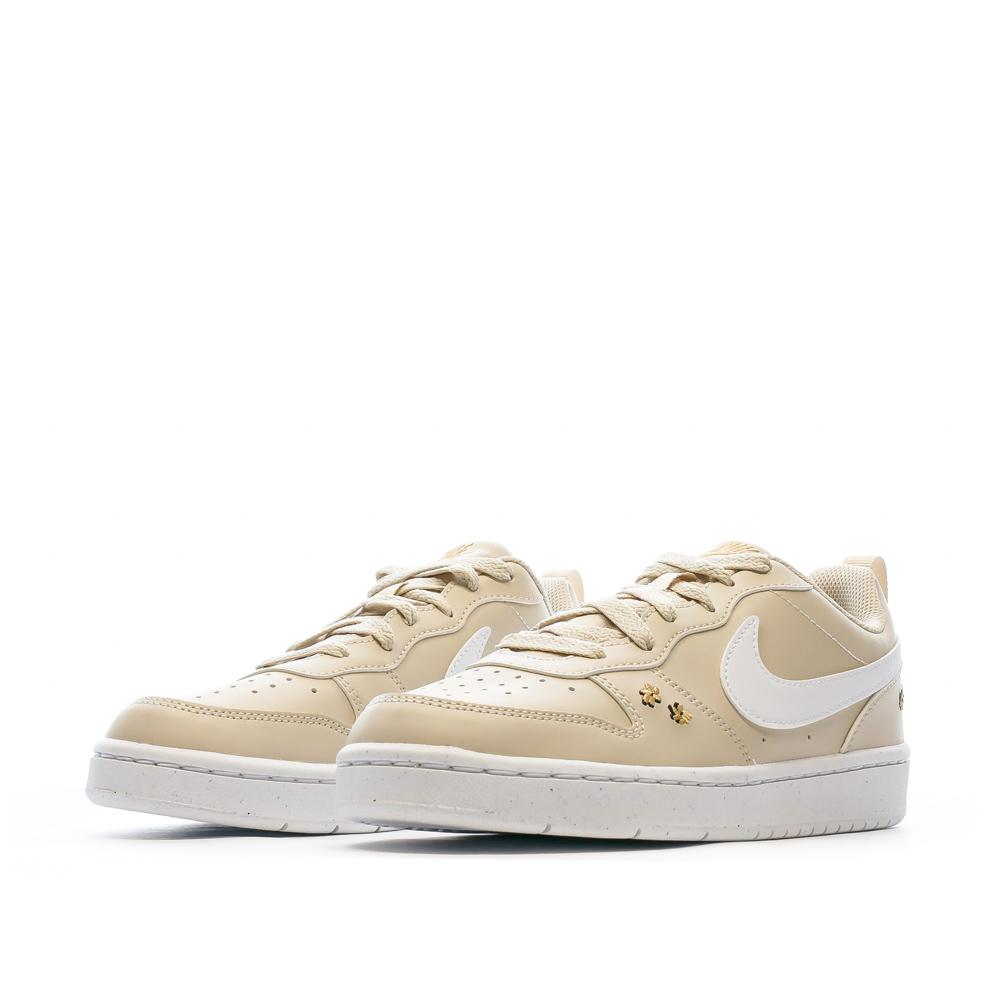 Baskets Beige Femme Nike Court Borough Recraft vue 6
