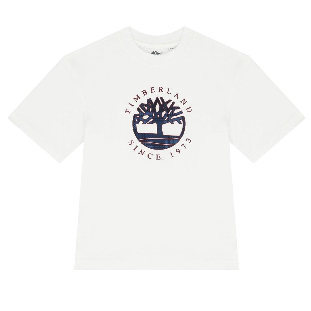 Camiseta blanca para niño Timberland T60292 barato