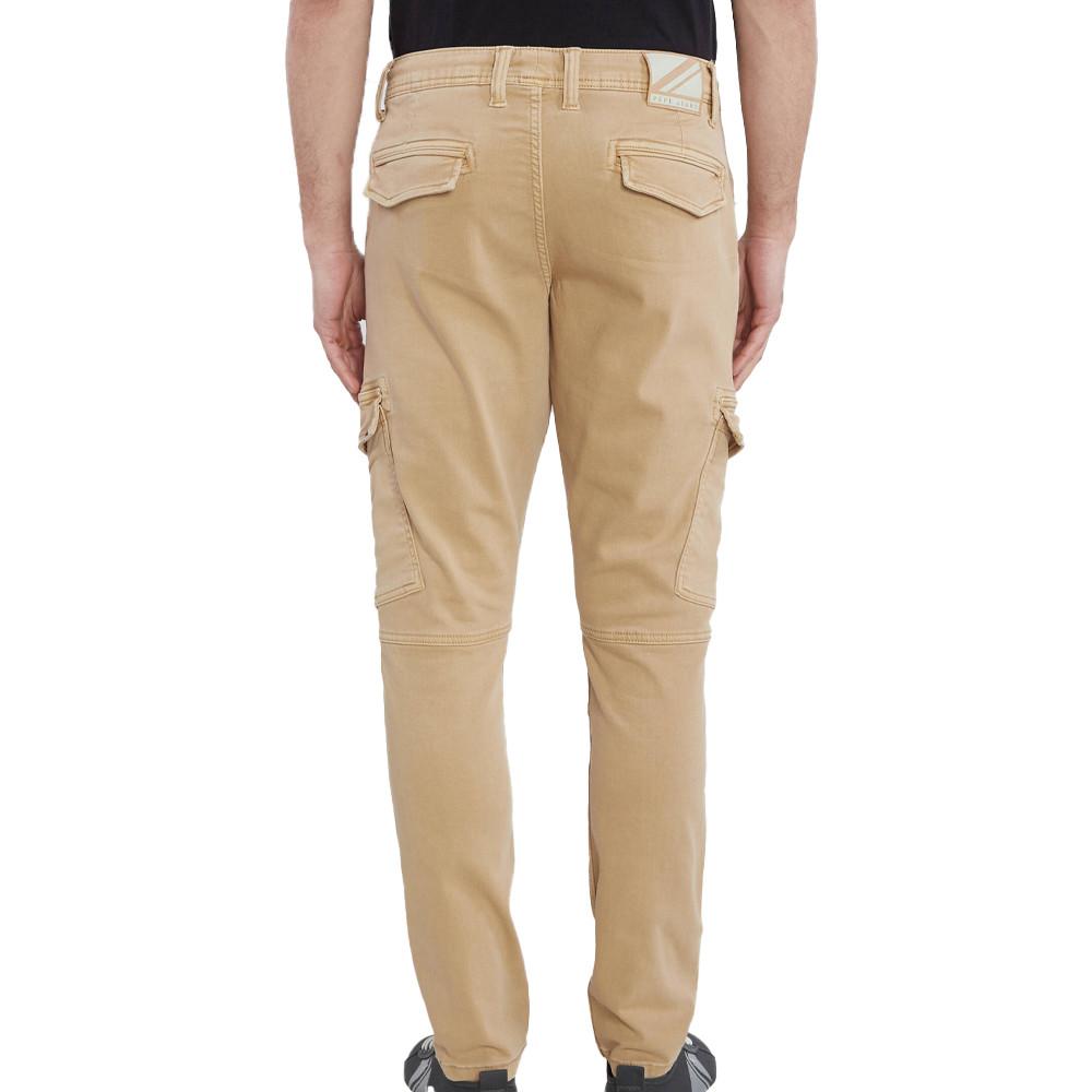 Pantalon Cargo Beige Homme Pepe jeans Jared vue 2