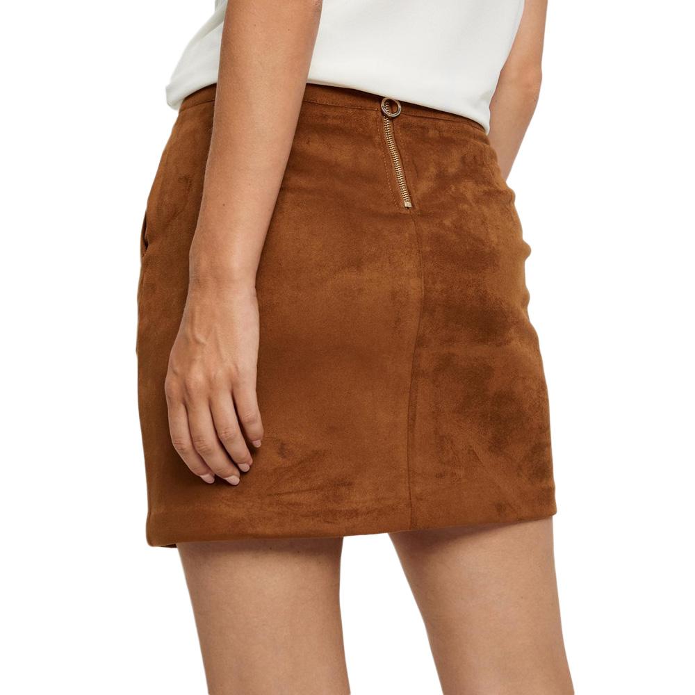 Jupe Camel Femme Vero Moda Nadina vue 2