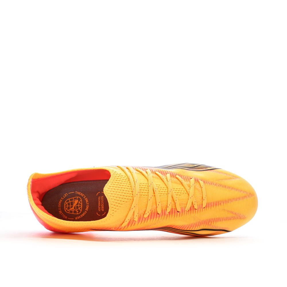 Chaussures de football Orange/Rose Homme Puma Ultra Ultimate vue 4