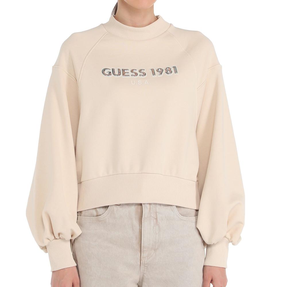 Sweat Beige Femme Guess Chela pas cher