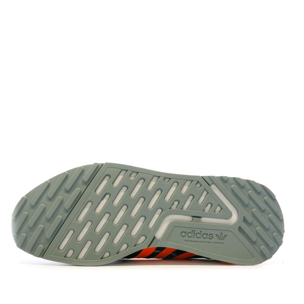 Baskets Noires/Oranges Homme Adidas Multix vue 5