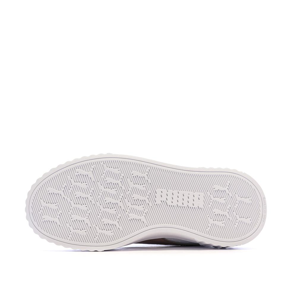 Zapatillas blancas para niña Puma Carina 3.0 ver 5