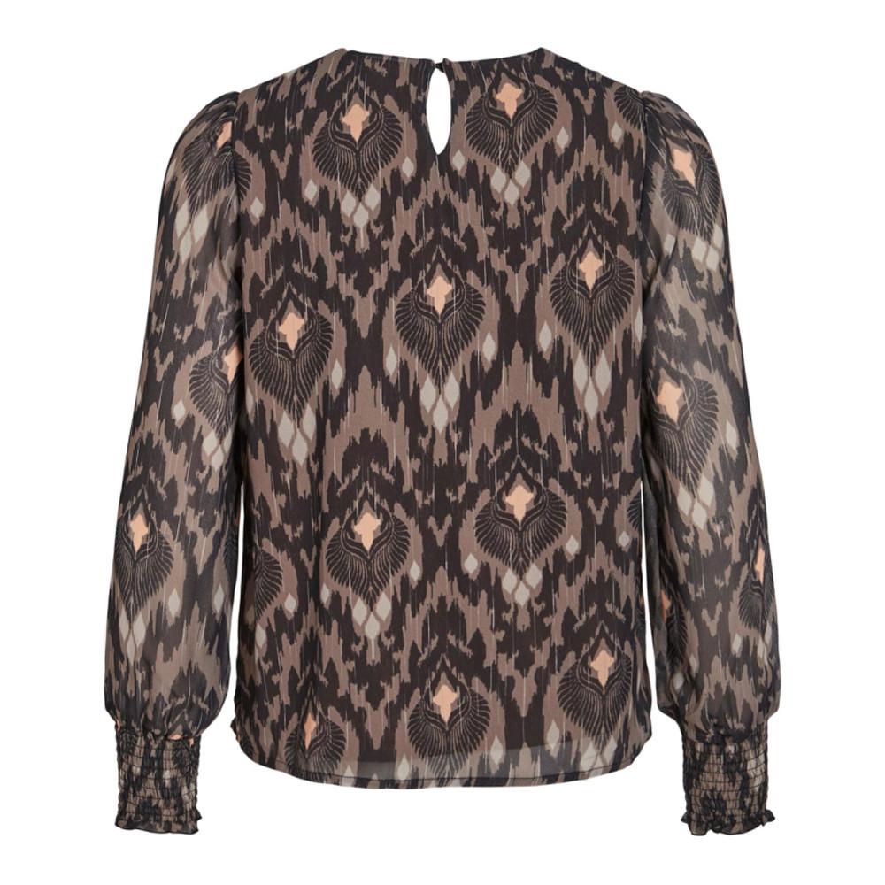 Blouse Marron Femme Vila Vimary vue 2